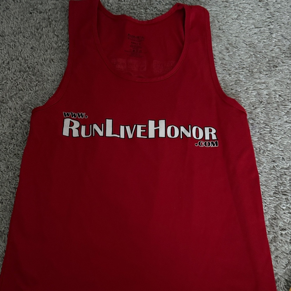 Red RunLiveHonor Tank Top